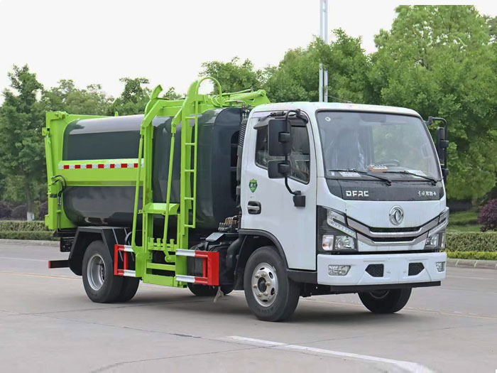 东风多利卡D6自装卸式垃圾车